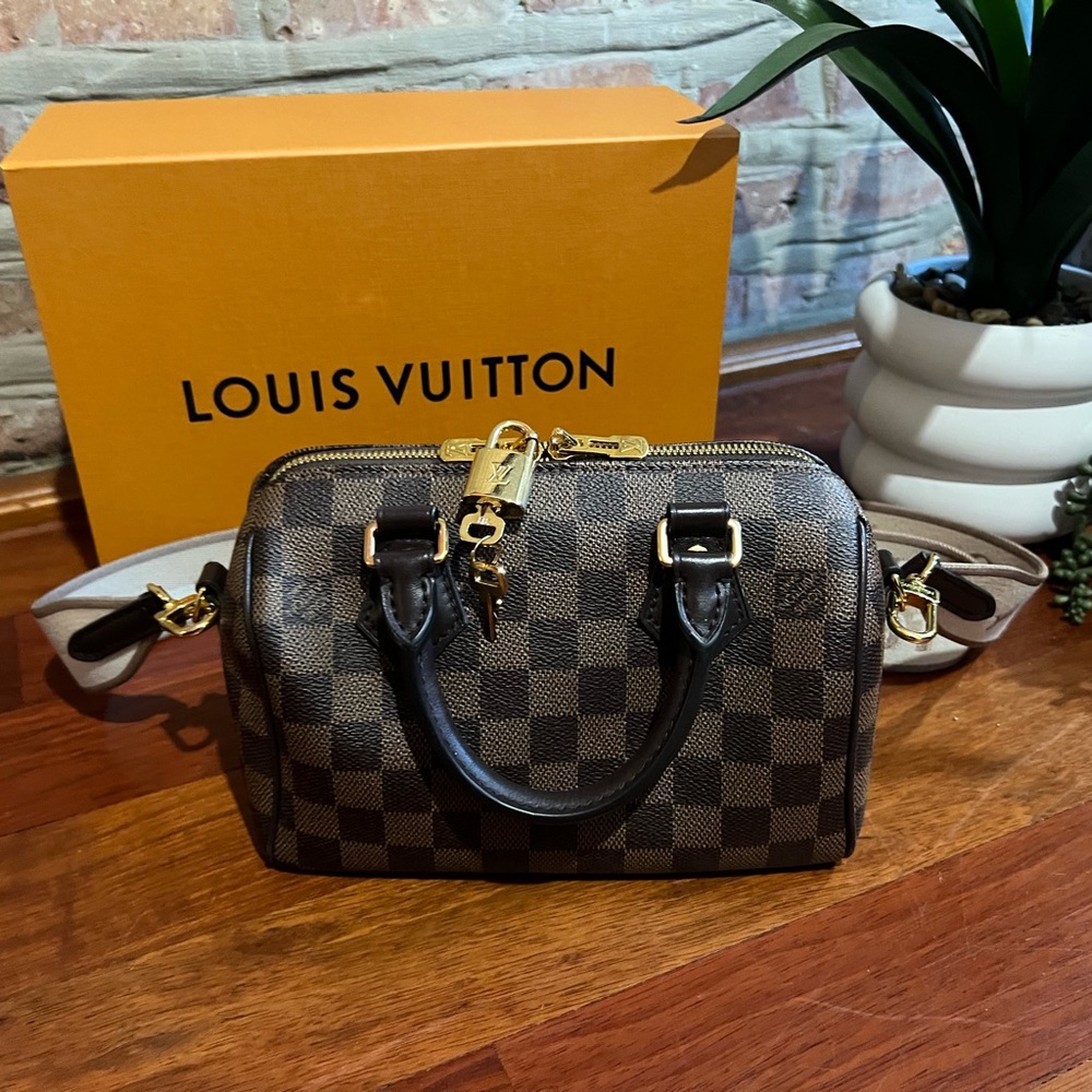 Louis Vuitton Mini Bag in Brown Checkered Pattern